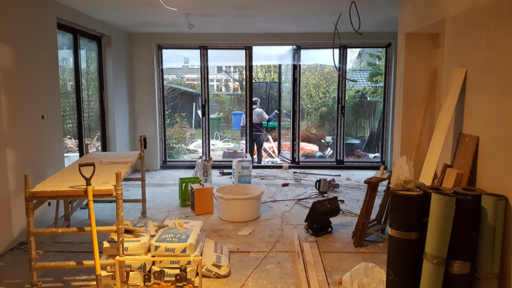 Uitbouw aanbouw woning aannemer Den Haag Delft Leiden Rotterdam gezocht